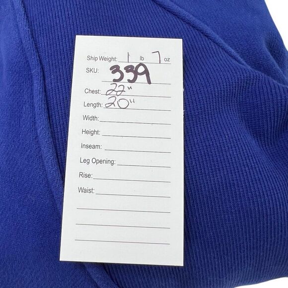 Lululemon Scuba Oversized Side Slit Hoodie Larkspur Blue Size XS/S - Picture 8 of 8